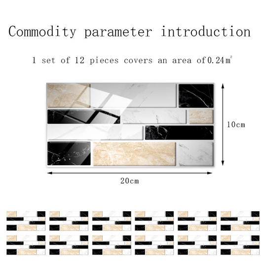 Creative Home Beautification 3D Tile Stickers