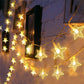Extendable Waterproof Decorative Star Twinkle Lights 43 ft in with 8 Flashing Modes