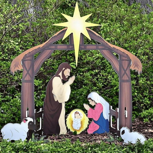 🔥LAST DAY 70% OFF 🔥Jesus Nativity Scene Sign(Buy 2 Free Shipping)
